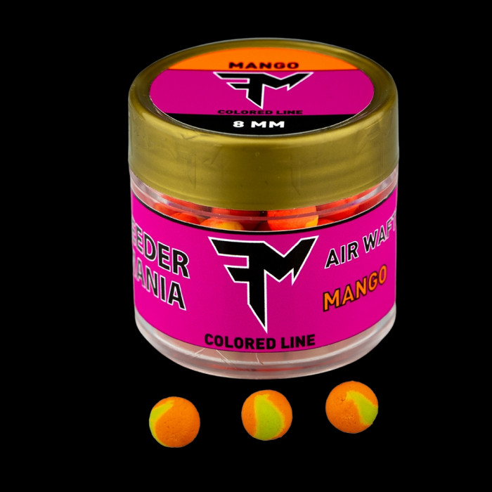 FEEDERMANIA AIR WAFTERS COLORED LINE 8 MM MANGO