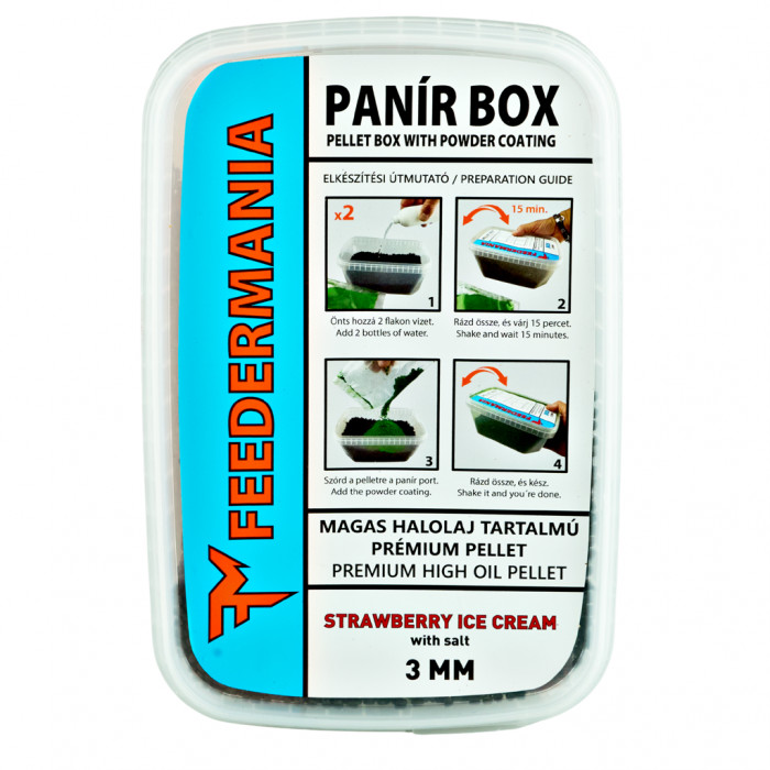 FEEDERMANIA PELLET PANÍR BOX 3 MM STRAWBERRY ICE CREAM