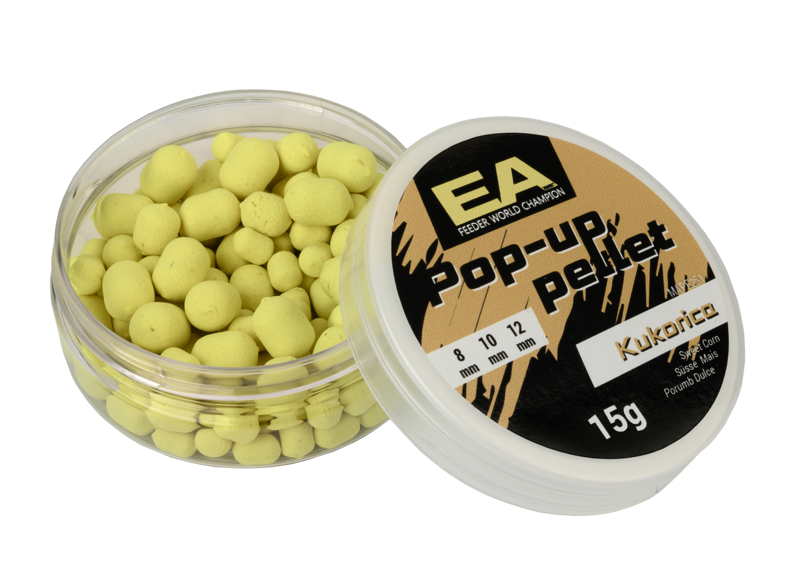 EA Pop up dumbel Pelet 8-10-12mm - Sladka kukuřice