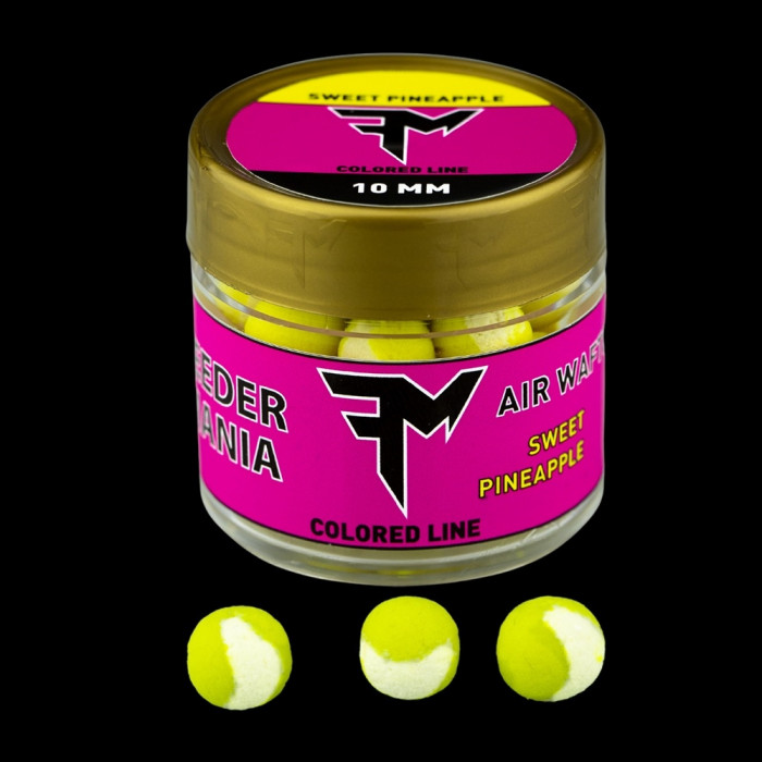 FEEDERMANIA AIR WAFTERS COLORED LINE 10 MM SWEET PINEAPPLE