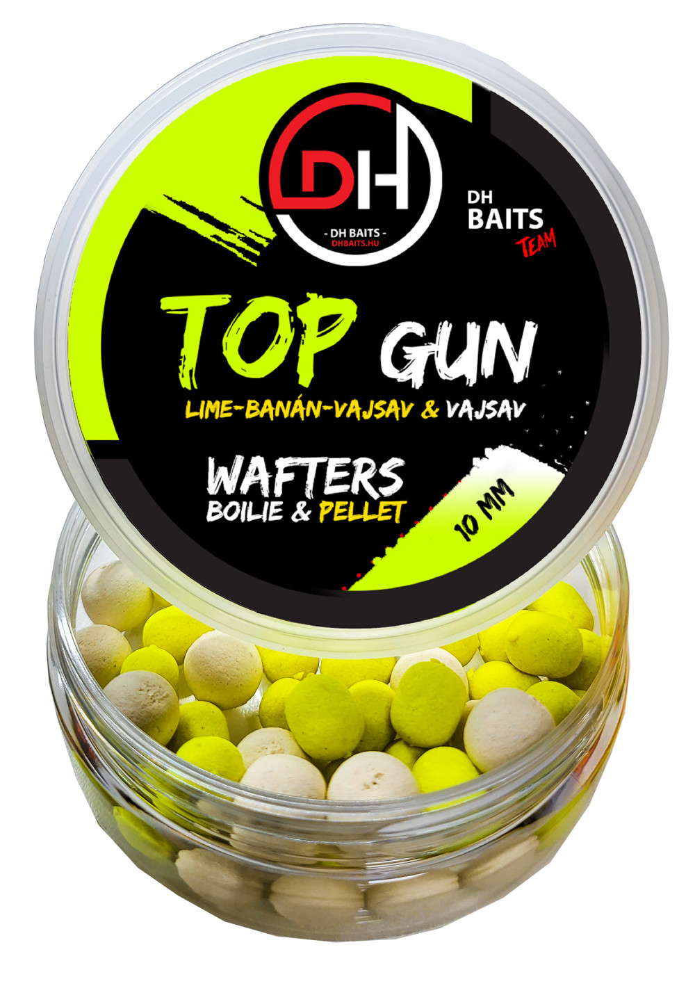 DH BAITS WAFTERS - TOP GUN- LIME & BANÁN & N-BUTYRIC